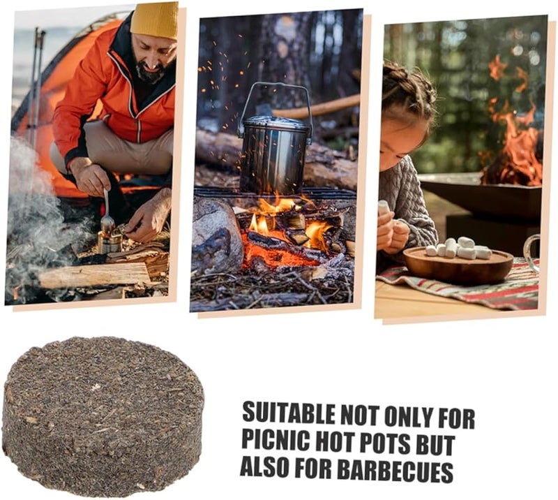 50pcs Quick Ignition Charcoal Firelighters Portable Compact Lightweight for BBQ Camping - Image 5